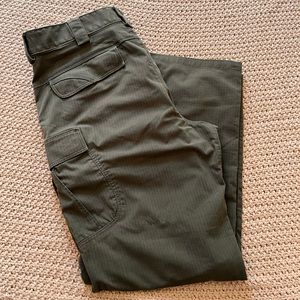 Olive green cargos